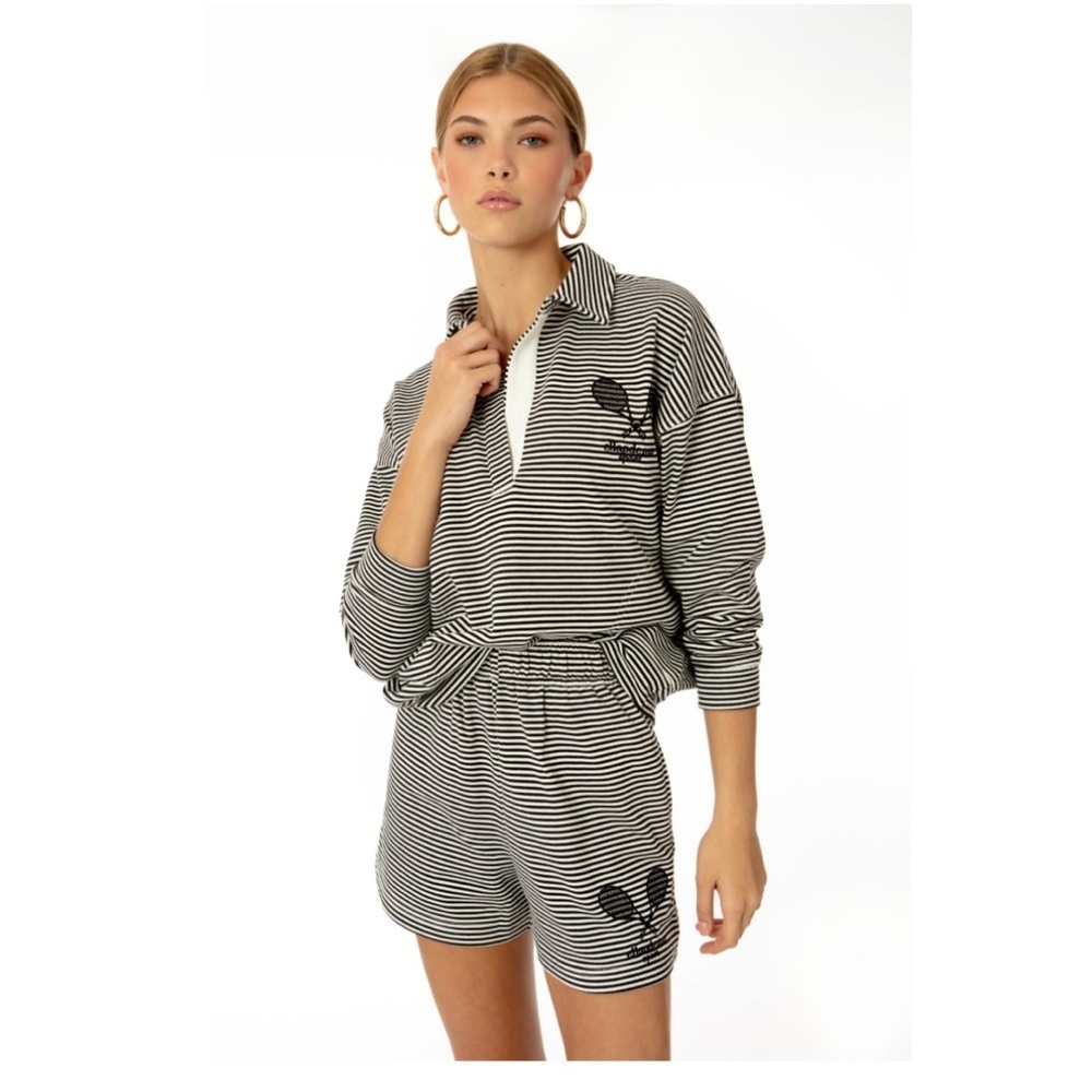 Ellandemm Club Stripe oversized Pullover